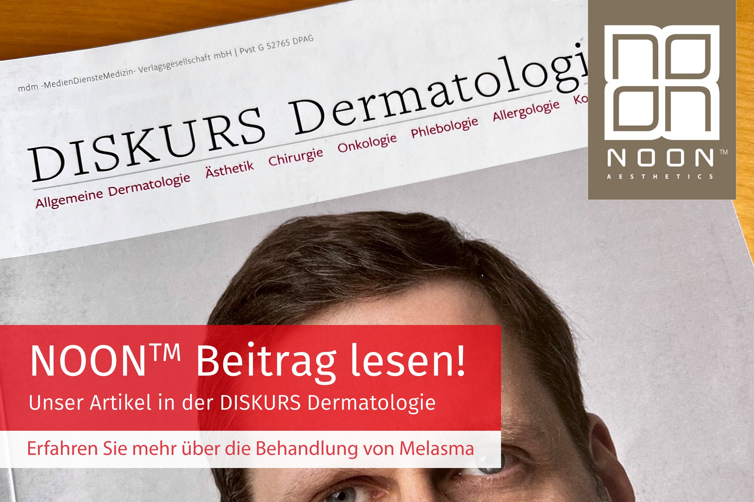 Beitragsbild-Webseite+LinkedIN-DISKURS-Dermatologie-NOON-Beitrag