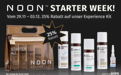 Mit der NOON STARTER WEEK vom 29.11 – 03.12. 25% Rabatt auf das Experience Kit erhalten!